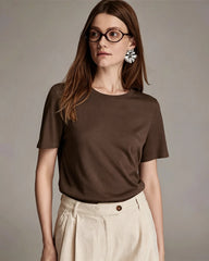 Women's Short Sleeve Silk Jersey
