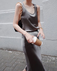 Women's Silk Two Piece