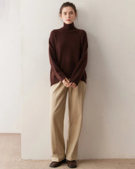 Women’s Turtleneck Oversized Cashmere Sweater