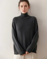 Women’s Turtleneck Oversized Cashmere Sweater