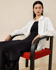 Women's Washable Silk Blouse Basic Style