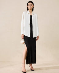 Women's Washable Silk Blouse Basic Style