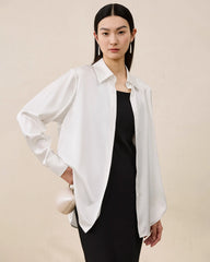 Women's Washable Silk Blouse Basic Style