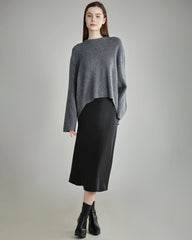 Women's Relaxed Crewneck Cashmere Sweater