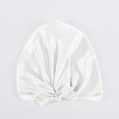 Silk Night Sleeping Cap with Ribbons