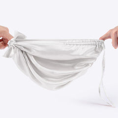 Silk Night Sleeping Cap with Ribbons