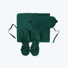 Silk Travel Suit 3 PCS Storage Bag Slippers And Eyemask