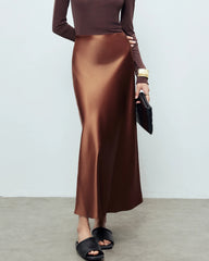 22 Momme Silk Maxi Skirt