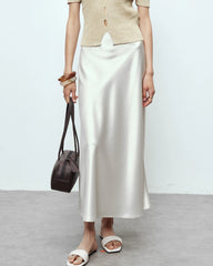 22 Momme Silk Maxi Skirt