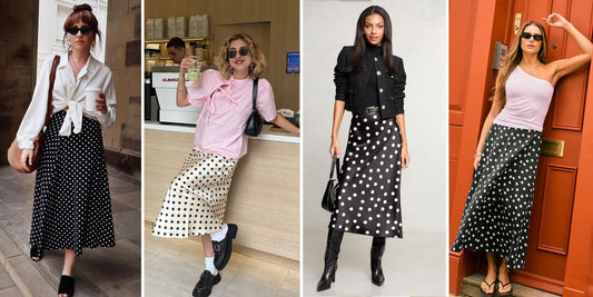 Polka Dot Magic: Effortless Style in Luxurious Silk