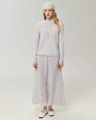 100% Cashmere Classic Stand Collar Pullover