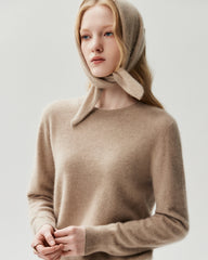100% Cashmere Mini Triangle Scarf