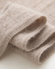 100% Cashmere Pointelle Triangle Knit Shawl