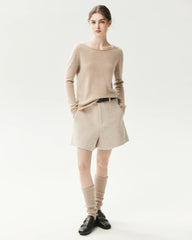 100% Pure Cashmere Lightweight Pullover Top