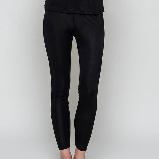 100% Silk Women Thermal Underwear Set with Lace Details Black
