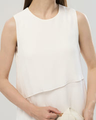 19 Momme Silk Layered A Line Dress