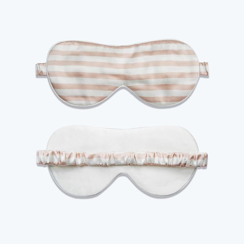 100% Pure Silk Eye Mask Stripe Pattern - Daisysilk