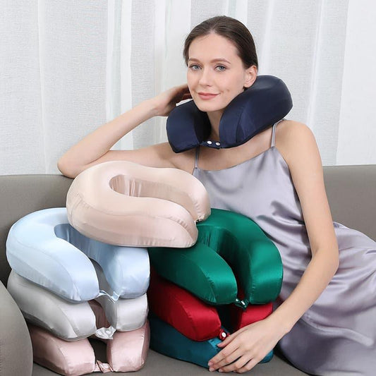 Pure Silk U-Shaped Pillow