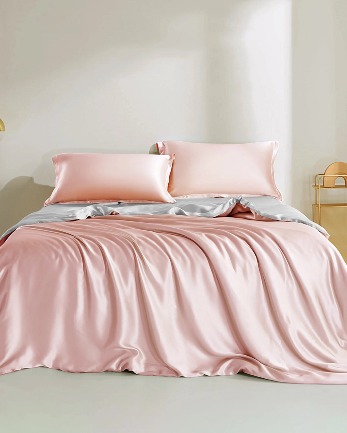 22 Momme Dual Color Silk Bed Set 4PCS