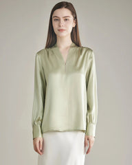 100% Silk Shirt Silk Blouse