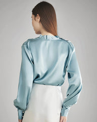 100% Silk Shirt Silk Blouse