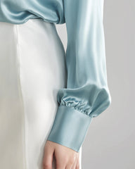 100% Silk Shirt Silk Blouse