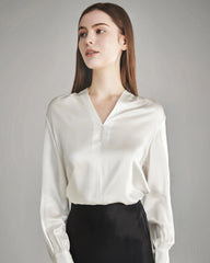 100% Silk Shirt Silk Blouse