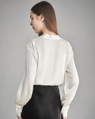 100% Silk Shirt Silk Blouse
