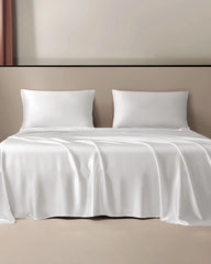 25 Momme 3PCS Silk Flat Sheet Set Ivory