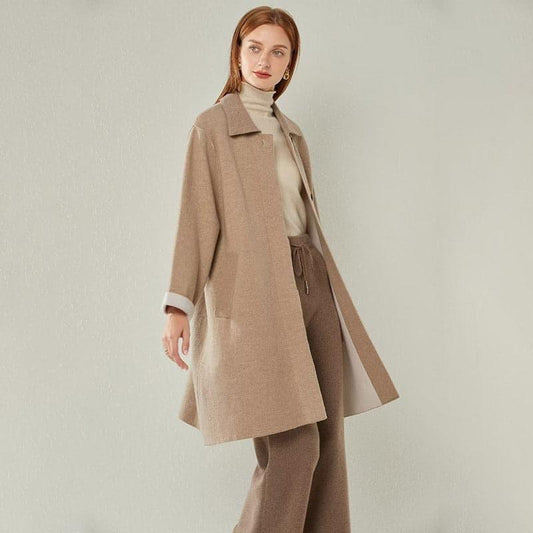 Women Pure Wool Coat