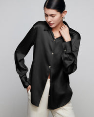 30 Momme Women's Slouchy Silk Shirt