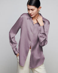 30 Momme Women's Slouchy Silk Shirt