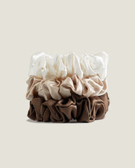 22 Momme 3.5 CM Midi Silk Hair Loop Scrunchy 3PCS Set