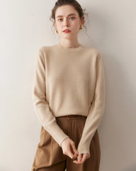 Women’s Basic Crew Neck Cashmere Sweater