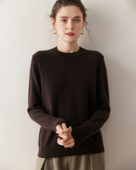 Women’s Basic Crew Neck Cashmere Sweater