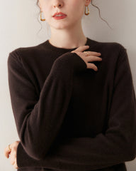 Women’s Basic Crew Neck Cashmere Sweater