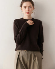 Women’s Basic Crew Neck Cashmere Sweater