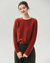 Cashmere Silk Raglan Sleeve Sweater