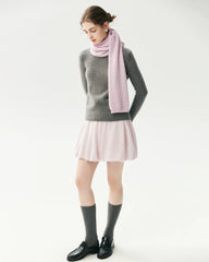 Cashmere Silk Soft Knit Scarf
