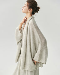 Cashmere Silk Relaxed Wide Sleeve Cardigan