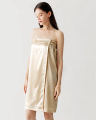 Silk Velvet Reversible Bath Wrap