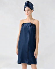 Silk Velvet Reversible Bath Wrap