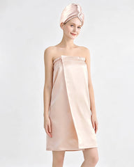 Silk Velvet Reversible Bath Wrap