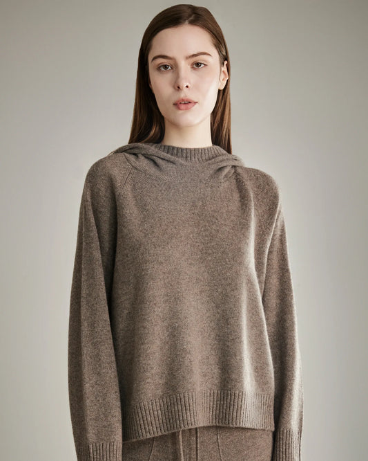 Hooded Cashmere Sweater