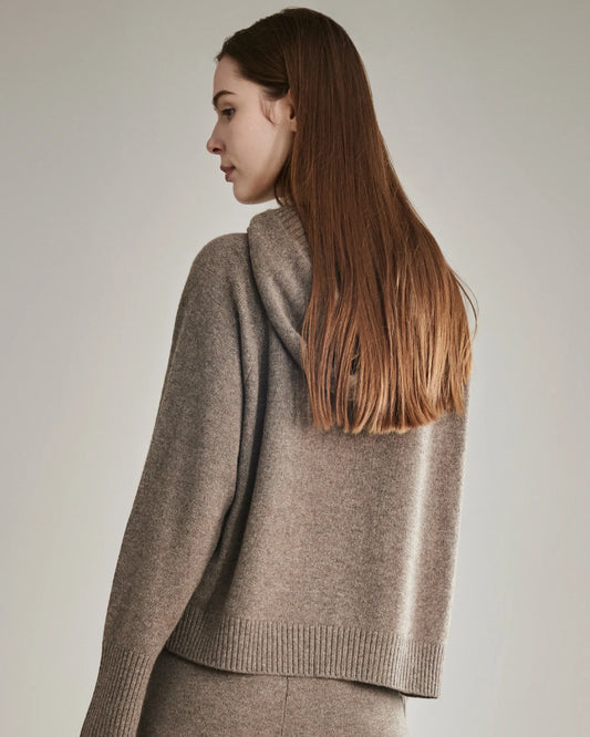 Hooded Cashmere Sweater