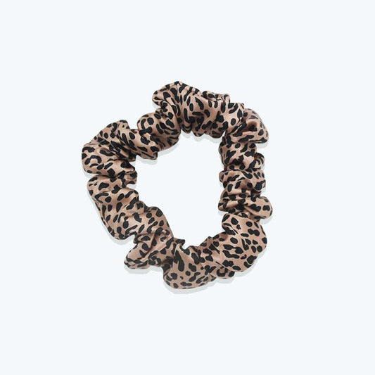 Leopard Fashion Silk Hair Bands Scrunchy