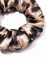 Leopard Fashion Silk Hair Bands Scrunchy