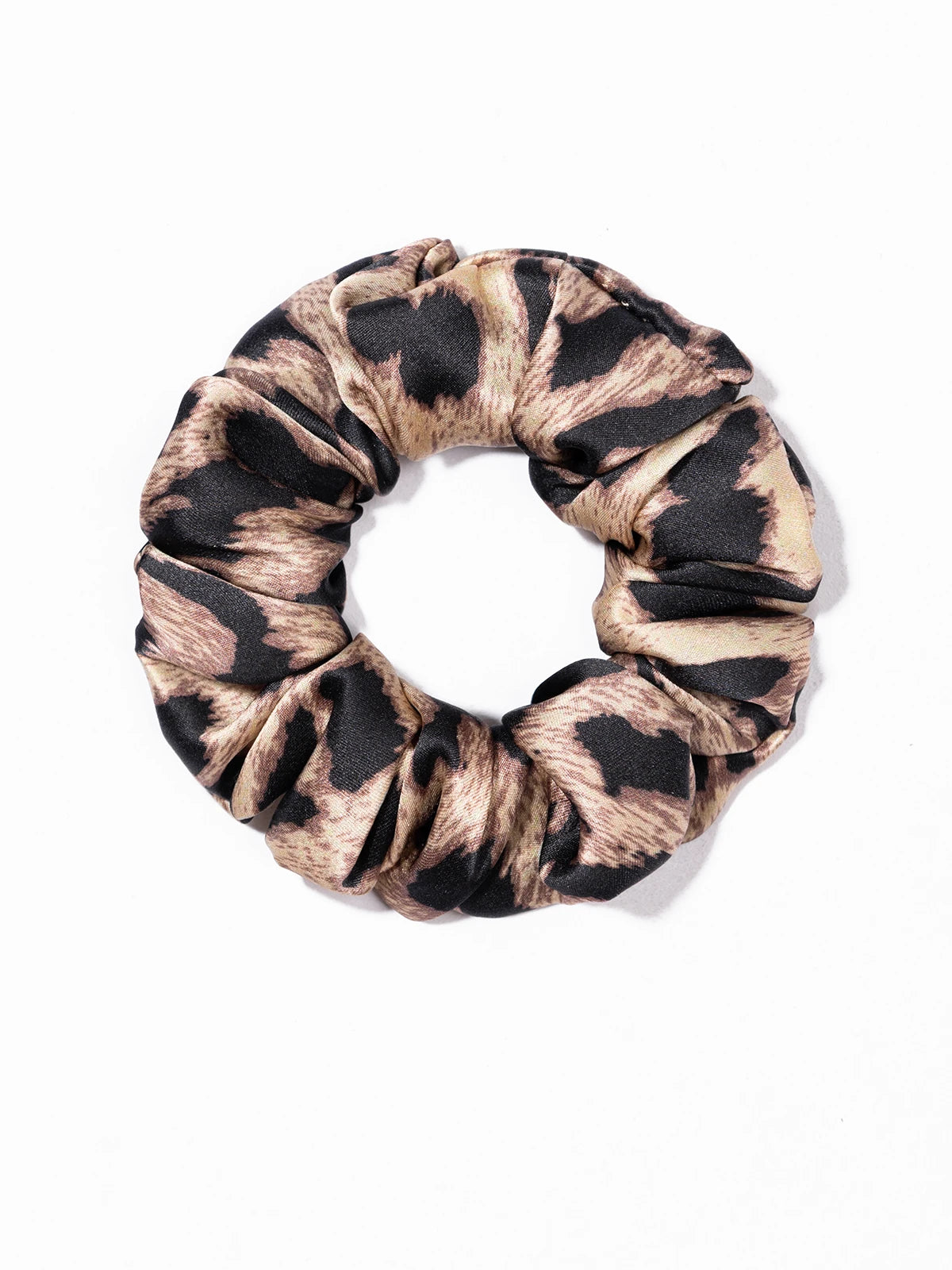 Leopard Fashion Silk Hair Bands Scrunchy