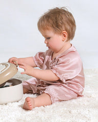 Doll Collar Baby Silk Onesies