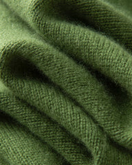 Mock Neck Diamond Knit Cashmere Sweater